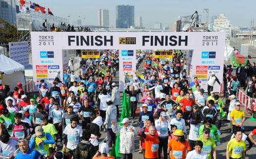 La maratona di Tokyo